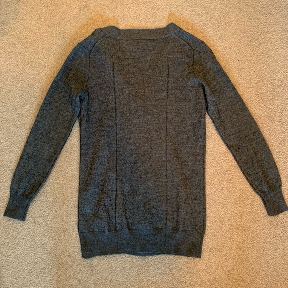 Grey Buttoned Sweater Cardigan - Medium - Picture 2 of 2